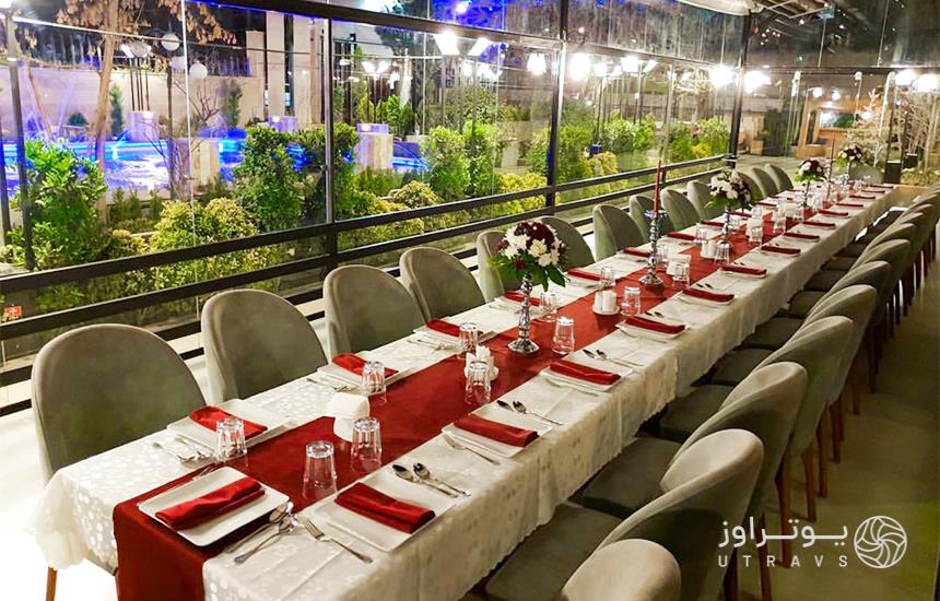 Reception space of Amir Shahan Restaurant